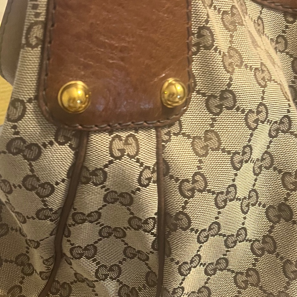 Gucci Large Canvas Hobo Bag with Dust Bag - Picture 2 of 16